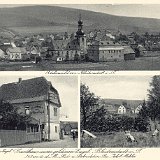 Bild0815 ca 1925: Man sieht die ersten Häuser in der Vogtlandstr./ Vorne die Dreschhalle