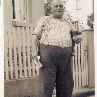 Bild0100 ca. 1960 Karl Donecker (11.9.1894 - 12.12.1961) der letzte Ausrufer der Gemeinde Seitzenhahn