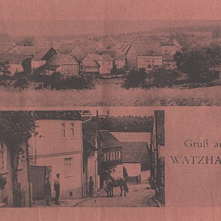 Bild0735 Ein Gruß aus Watzhahn. Das Original ist DINA4 und auf rotem dickem Papier gedruckt.