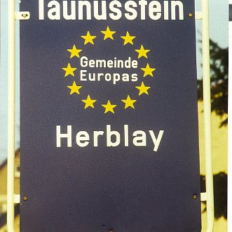 Partnerschaftsschild Herblay Impressionen aus der Welt des Partnerschaftsvereins Bleidenstadt Herblay